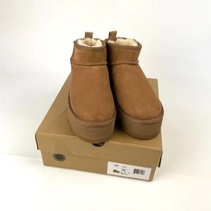UGG Classic Ultra Mini Platform Chestnut Size 8
